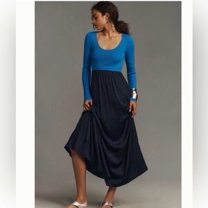 The Thea twofer sweater dress scoop neck / medium/